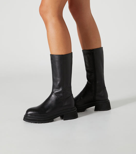 Botas de combate Tony Bianco Hahn Black Como 5.5cm Negras | DCRKV76674