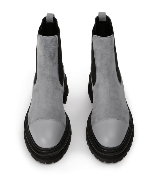 Botas de combate Tony Bianco Hurricane Steel Grey Suede 5.5cm Gris | ACRDF13250