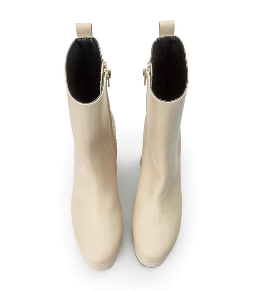 Botines Tony Bianco Tyra Vanilla Venice 12cm Amarillo Claro | GCRUC72019