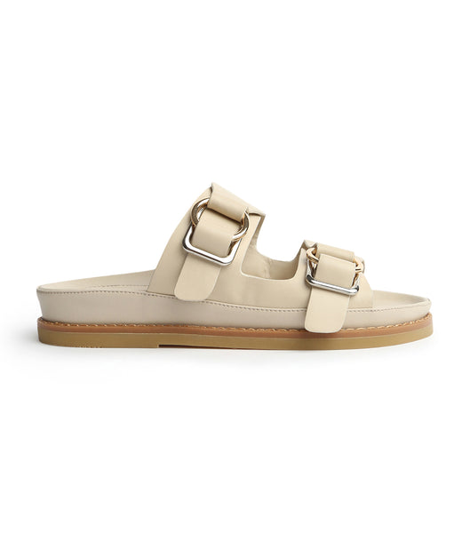 Chanclas Tony Bianco Hunter Vanilla Capretto 3.5cm Amarillo Claro | CREAH19031