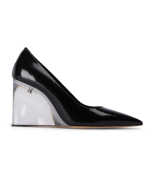 Court Shoes Tony Bianco Dolly Black Hi Shine/Clear 9.5cm Negras | PCRER14866