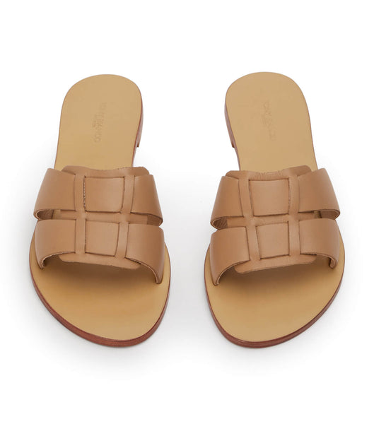 Flat Sandals Tony Bianco Force Camel 1cm Marrones | SCRNY43671
