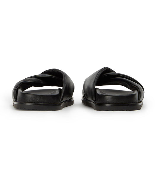 Flat Sandals Tony Bianco Lora Black Nappa 1.5cm Negras | TCRWZ98564