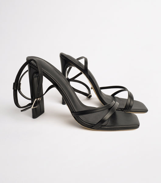 Tacones De Novia Tony Bianco Fiance Black Kid 11cm Negras | CRNEJ77604