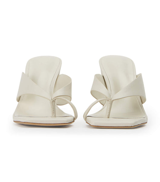 Tacones bajos Tony Bianco Clover Dove Nappa 8.5cm Blancas | FCRHY45963