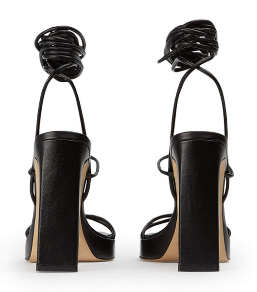 Tacones con tiras Tony Bianco Deon Black Nappa 11.5cm Negras | TCRWZ27603