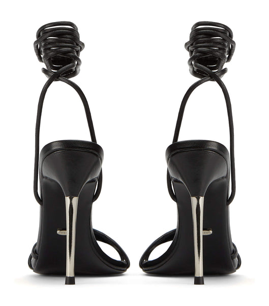Tacones con tiras Tony Bianco Mavis Black Nappa 10.5cm Negras | GCRUC30390