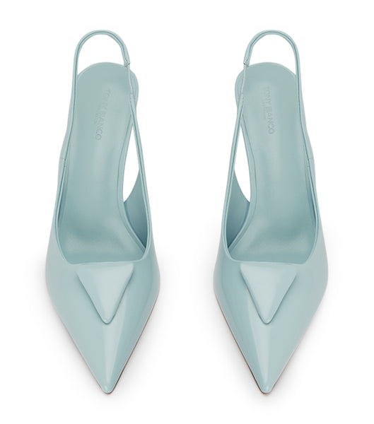 Tacones de evento Tony Bianco Bertie Sky Hi Shine 7.5cm Azules | CRCVG16609