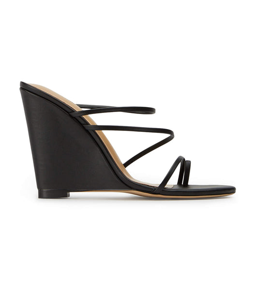 Wedges Tony Bianco Gaia Black Capretto 11cm Negras | ACRWC64276