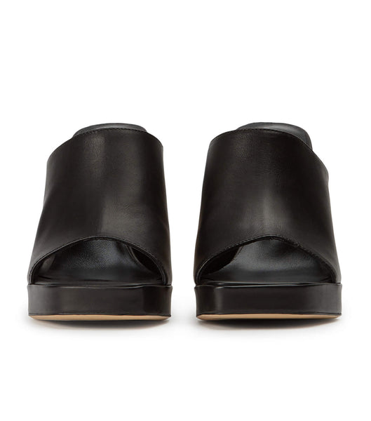Zapatos Tacon Bloque Tony Bianco Dover Black Como 11.5cm Negras | CRXMI34814