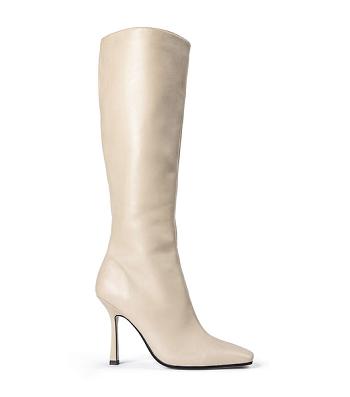Botas de Tacon Tony Bianco Havana Vanilla Nappa 10.5cm Amarillo Claro | CRXMI97005