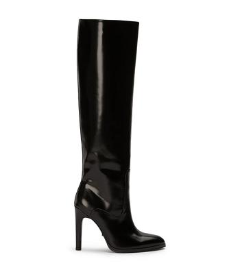 Botas de Tacon Tony Bianco Hot Black Hi Shine 10.5cm Negras | ECRHC60508