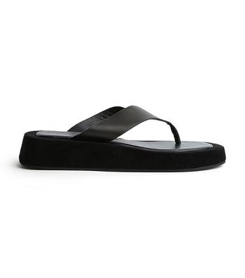 Chanclas Tony Bianco Ives Black Como 3.5cm Negras | ECRHC49655