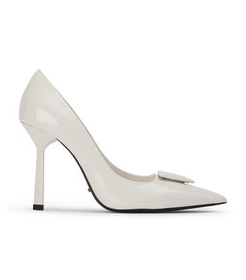 Court Shoes Tony Bianco Gema White Hi Shine 10cm Blancas | LCRSX69753