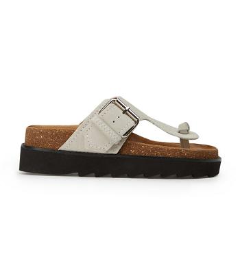 Sandalias Tony Bianco Marlo Milk Suede 3cm Blancas | UCRND53462