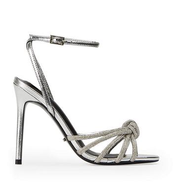 Tacones de aguja Tony Bianco Kyla Silver Foil 11cm Plateadas | QCRUV95104