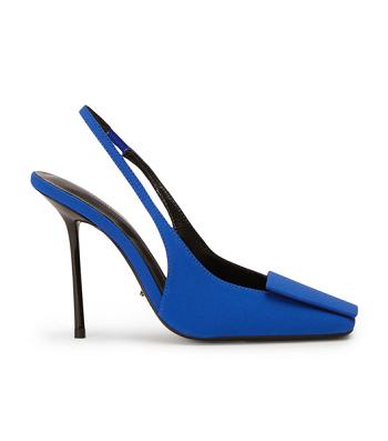 Tacones de aguja Tony Bianco Rue Azure Crepe 10.5cm Azur | XCRBH25166